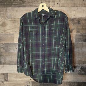 madewell flannel shirt